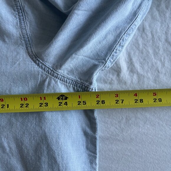 NWT Gap Chambray Denim Big Shirt Oversized Button Down Size M - Picture 8 of 9